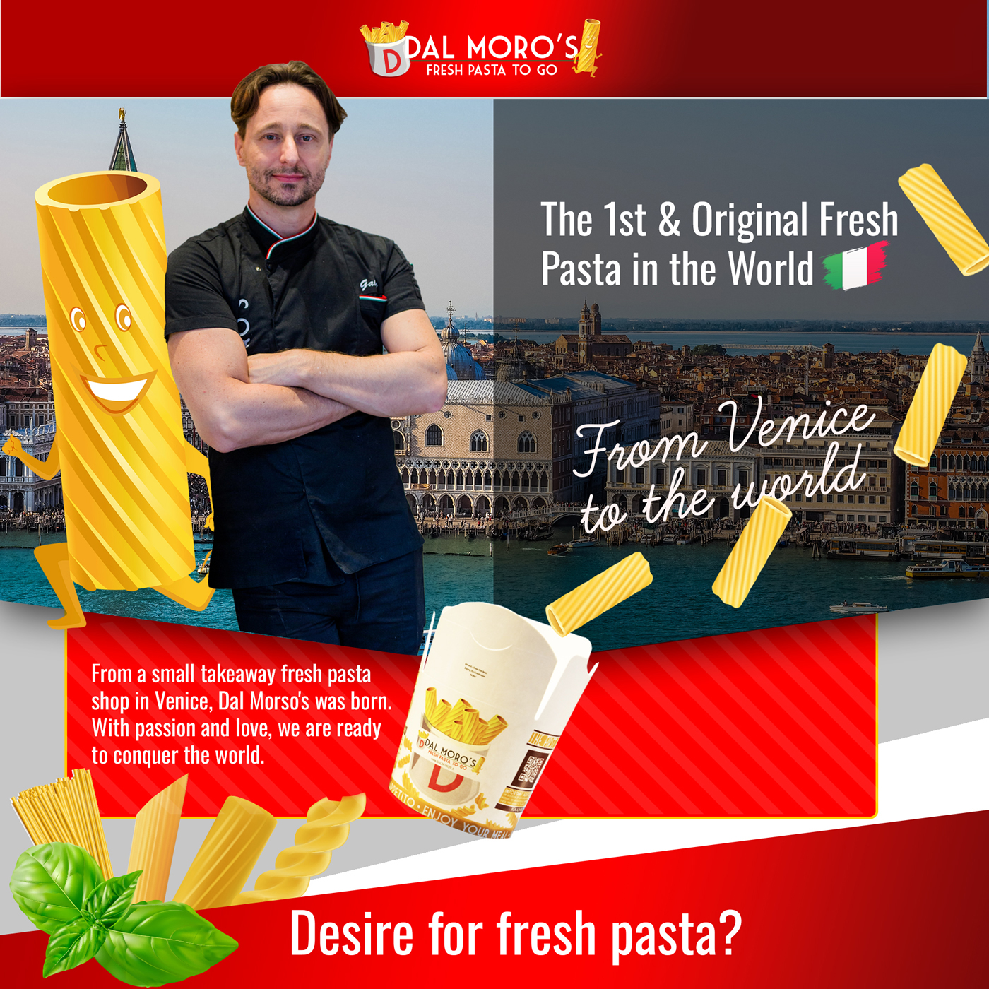 Dal Moro's Pasta Fresca Para Llevar | Venecia - Background Top