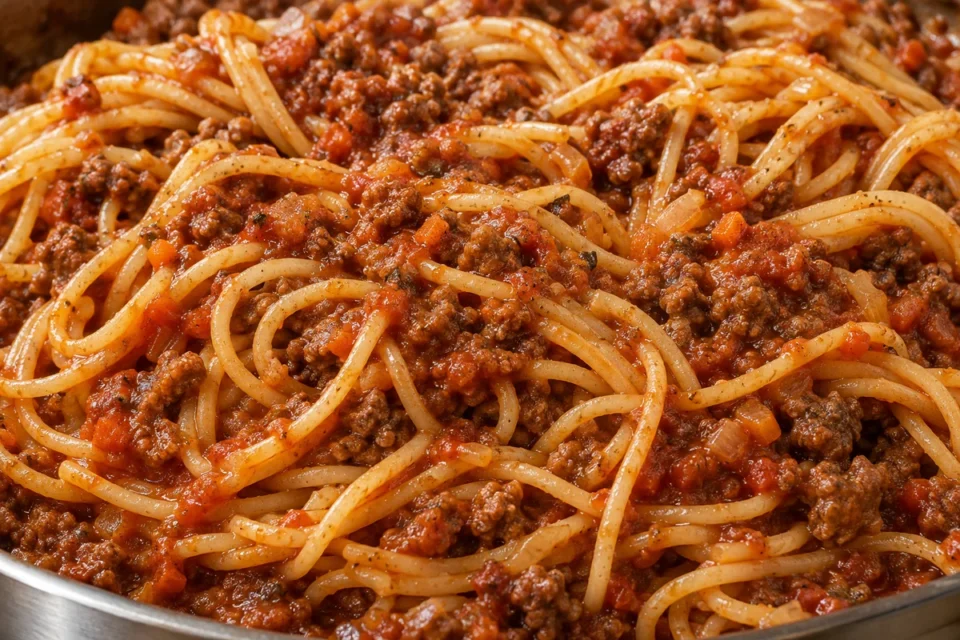 Pasta Bolognese, imagen ilustrativa de la carta